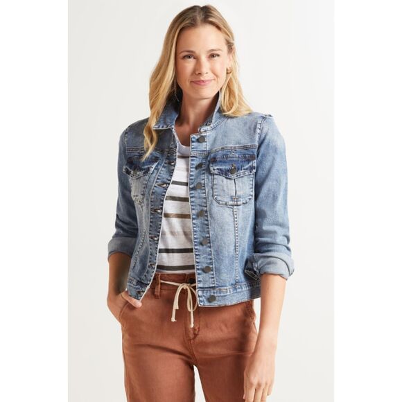 Kut from the Kloth Amelia Denim Jacket - Picture 3 of 4